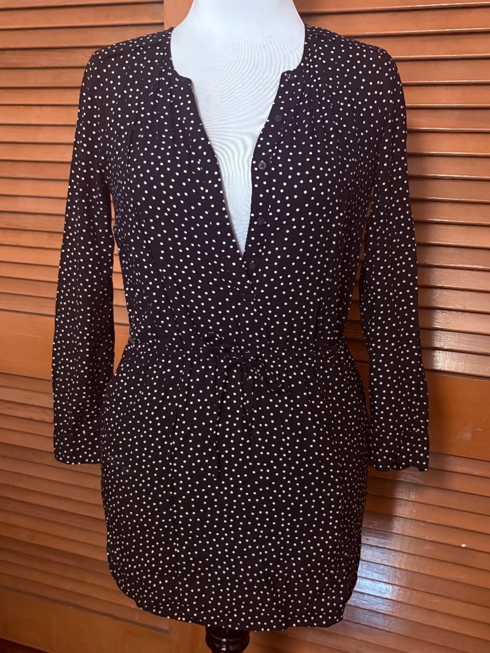Banana Republic Tunic Top/Mini Dress - Black & White - Size 4